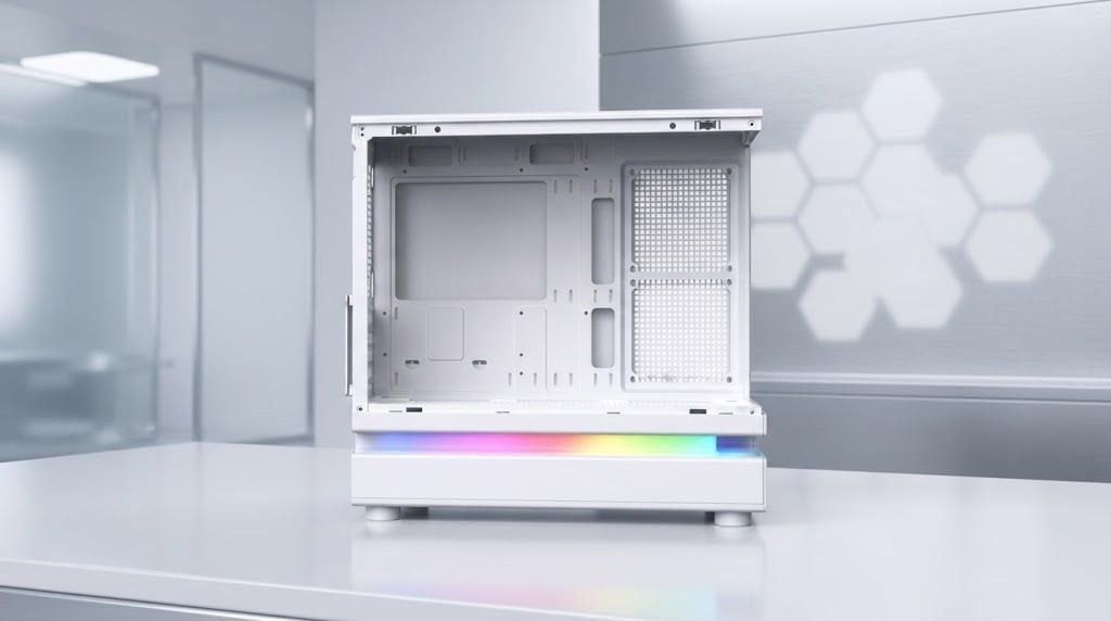 Thùng máy XIGMATEK WIND M ARCTIC EN90366 (Không Kèm Fan) | M-ATX/ITX, Trắng