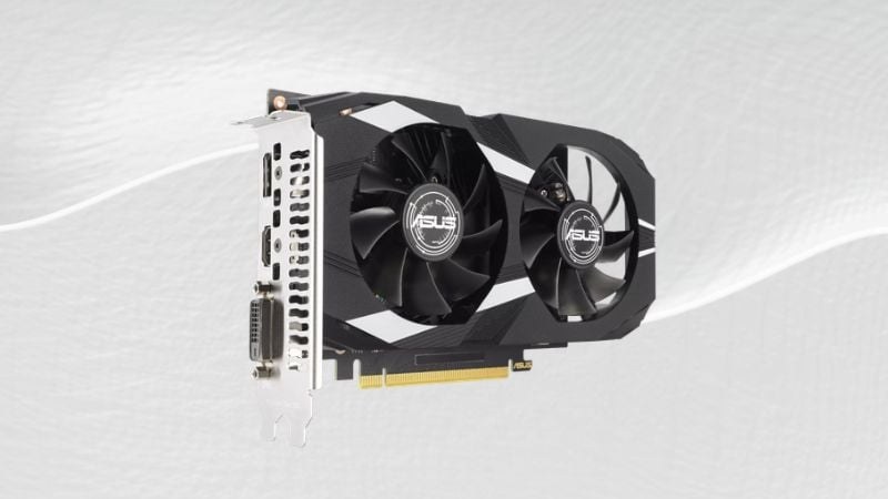 Card màn hình ASUS Dual GeForce RTX 3050 OC Edition tích hợp Ray Tracing và DLSS - hai công nghệ hàng đầu trong lĩnh vực đồ họa