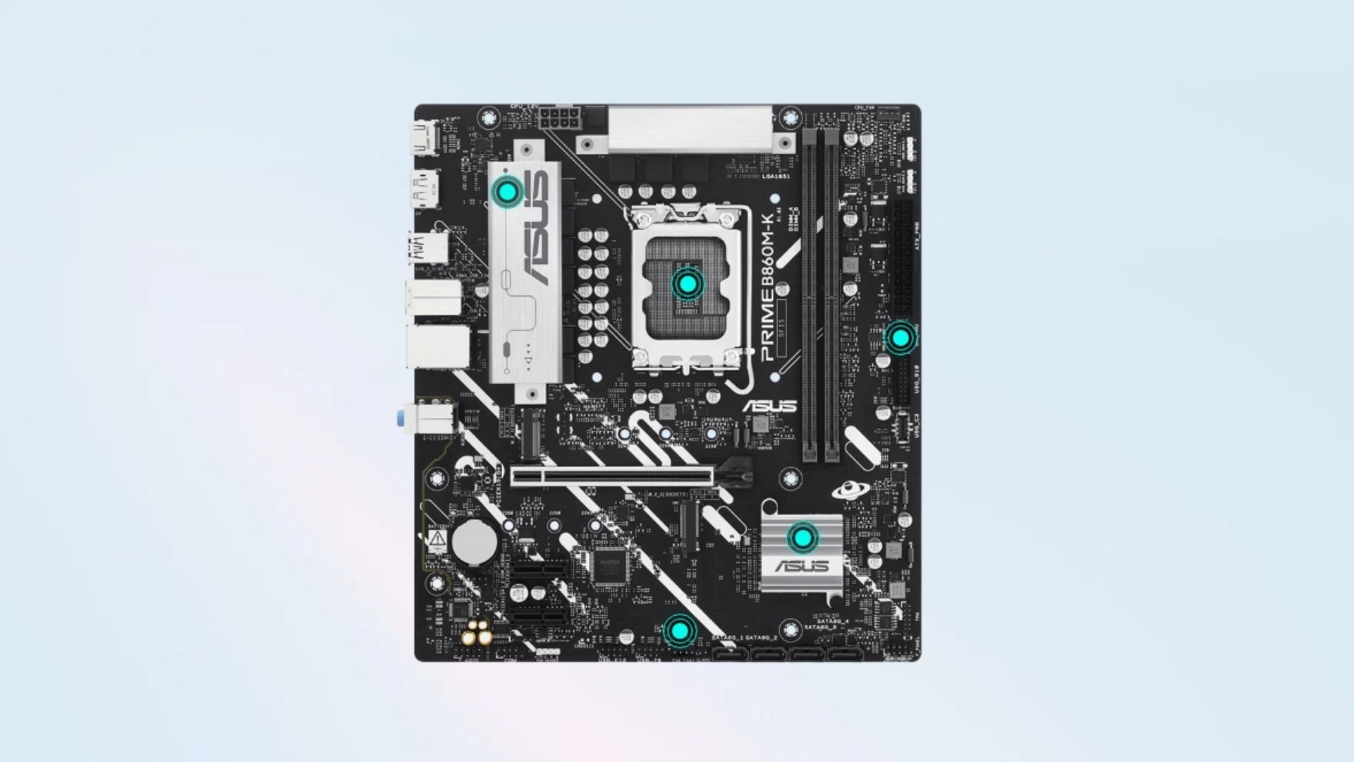 Mainboard ASUS PRIME B860M-K-CSM DDR5 – Hệ thống tản nhiệt thông minh
