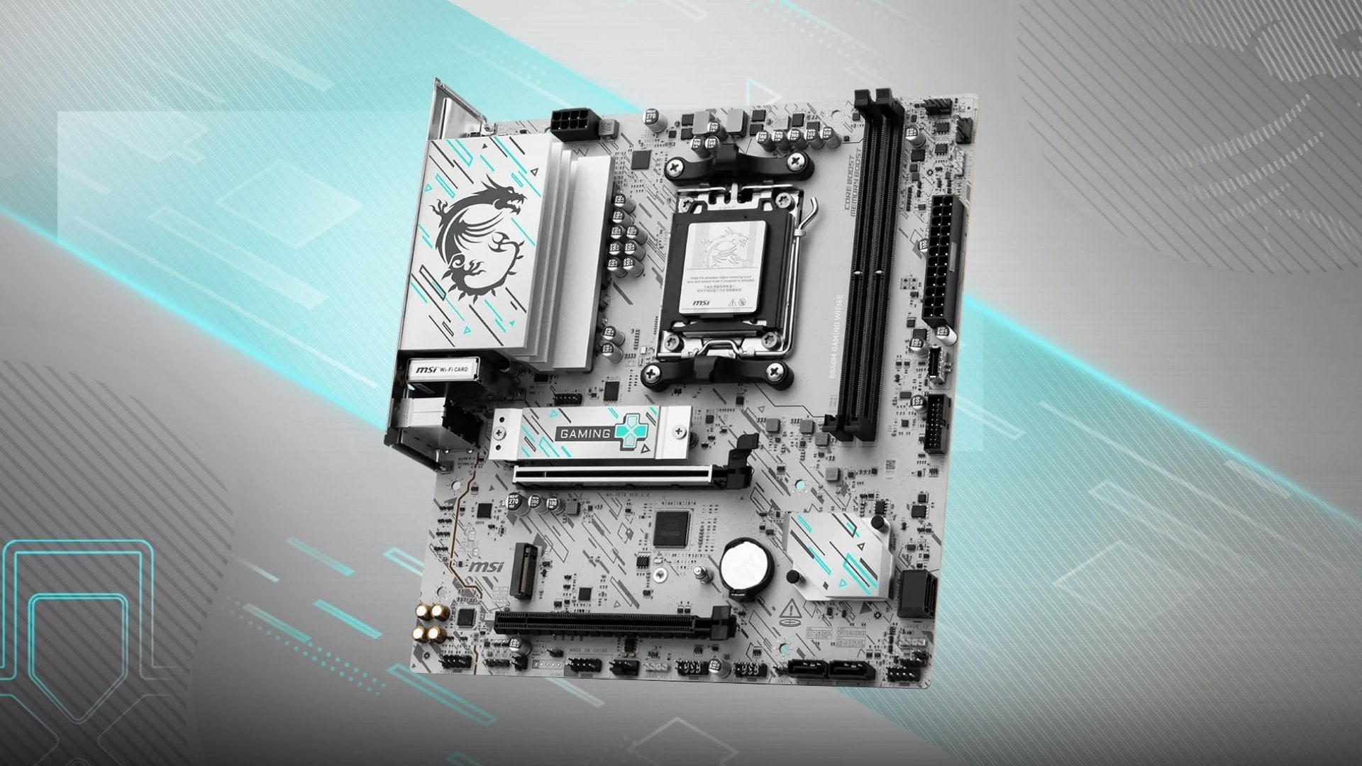 Mainboard MSI B840M GAMING WIFI6E - Nền tảng AMD Ryzen 9000 hiện đại với WiFi 6E, DDR5 và hiệu năng gaming ổn định