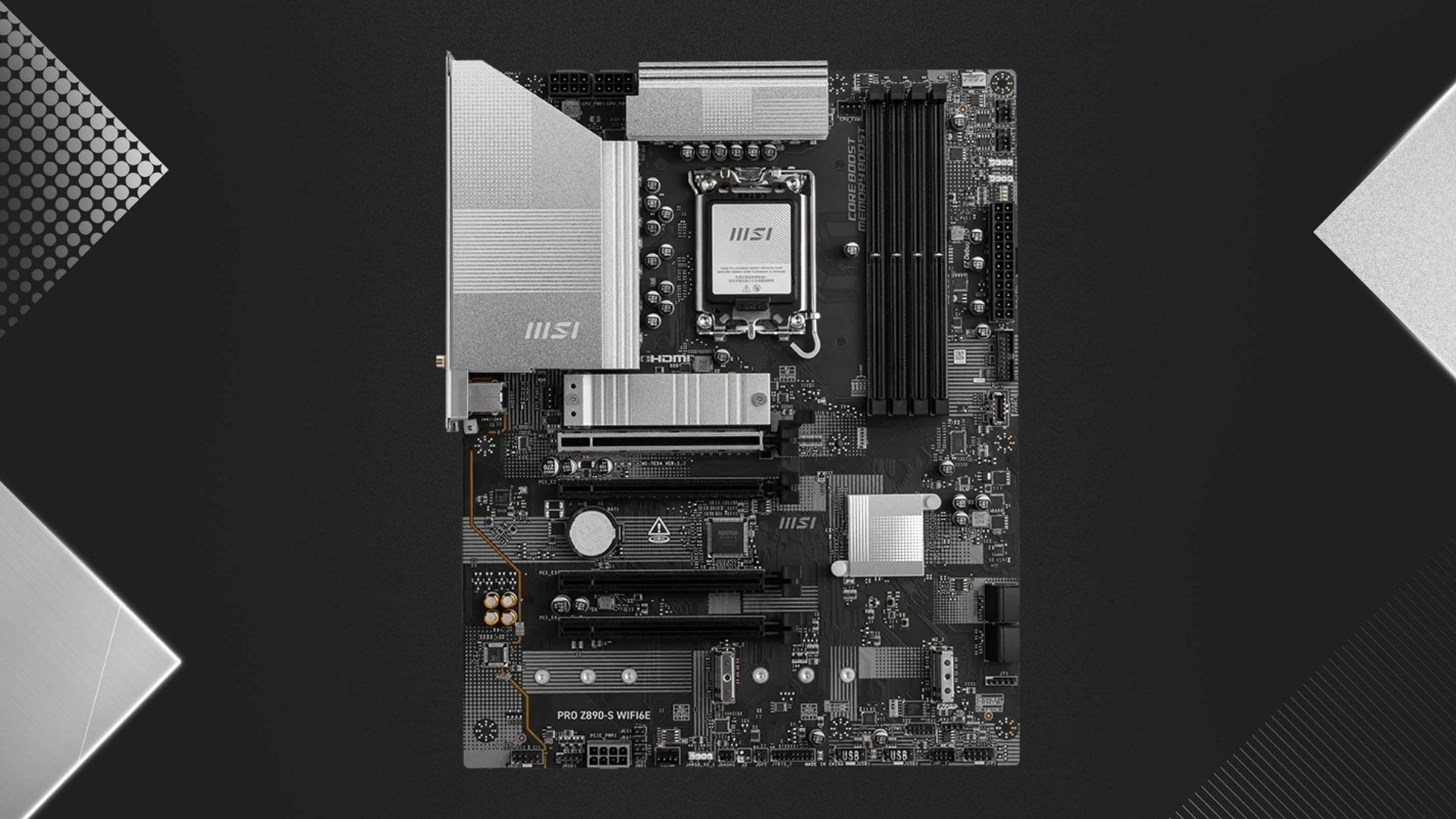 MSI PRO Z890-S WIFI6E - Nền tảng Intel Core Ultra mạnh mẽ cho hệ thống hiệu năng cao