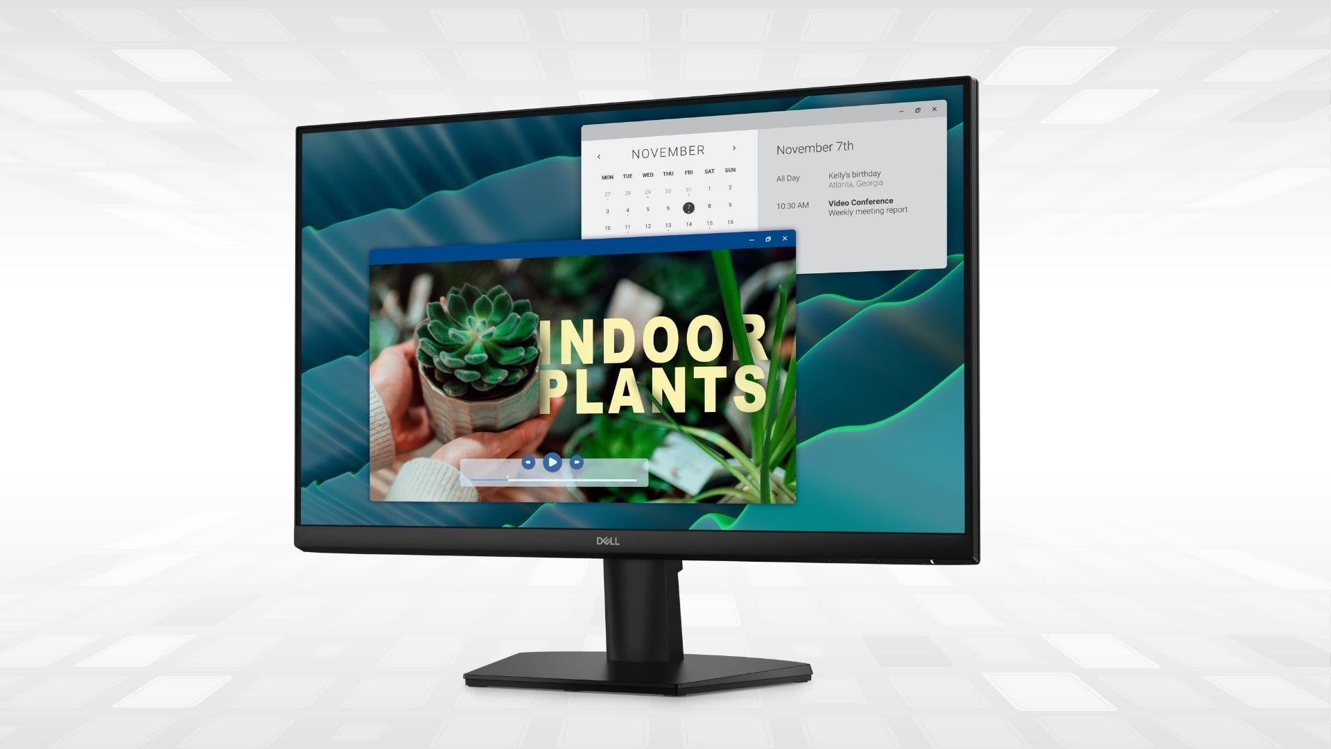 Màn hình Dell SE2426H (T274H) 23.8 inch - Chất lượng hiển thị sắc nét với tấm nền IPS