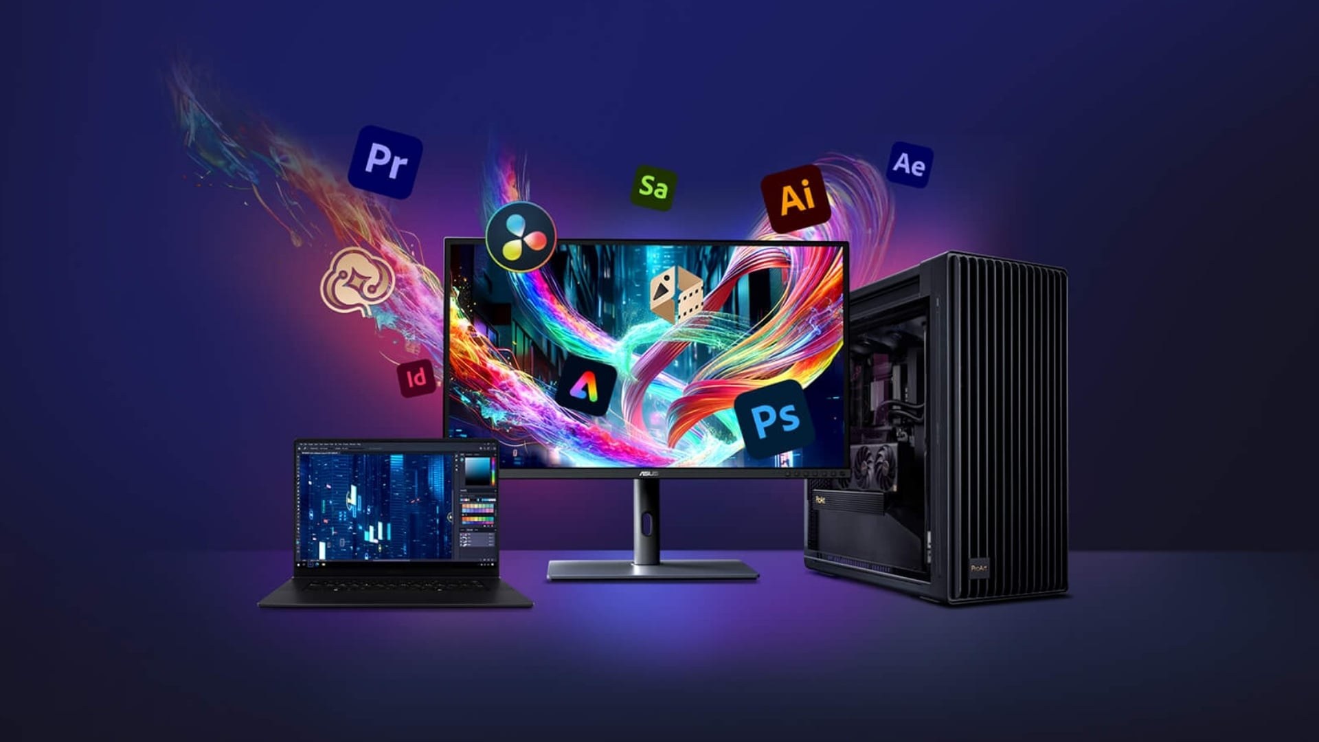 Màn Hình Đồ Họa 2K ASUS ProArt PA278QGV – Hiển thị chuẩn màu