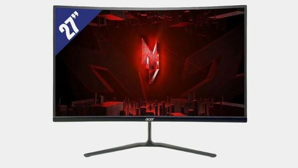 Màn hình 27 inch Full HD với tấm nền VA, cho hình ảnh sắc nét và màu sắc sâu.