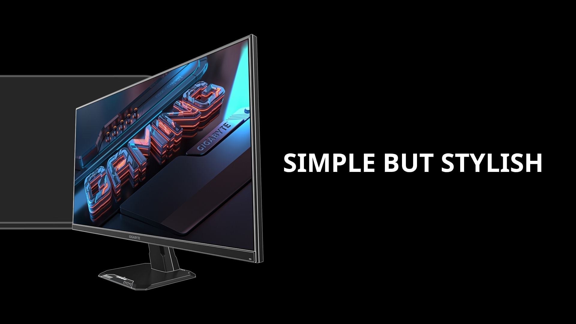 Màn hình Gaming Gigabyte GS27QA 27 inch QHD 180Hz - Thiết kế tối giản