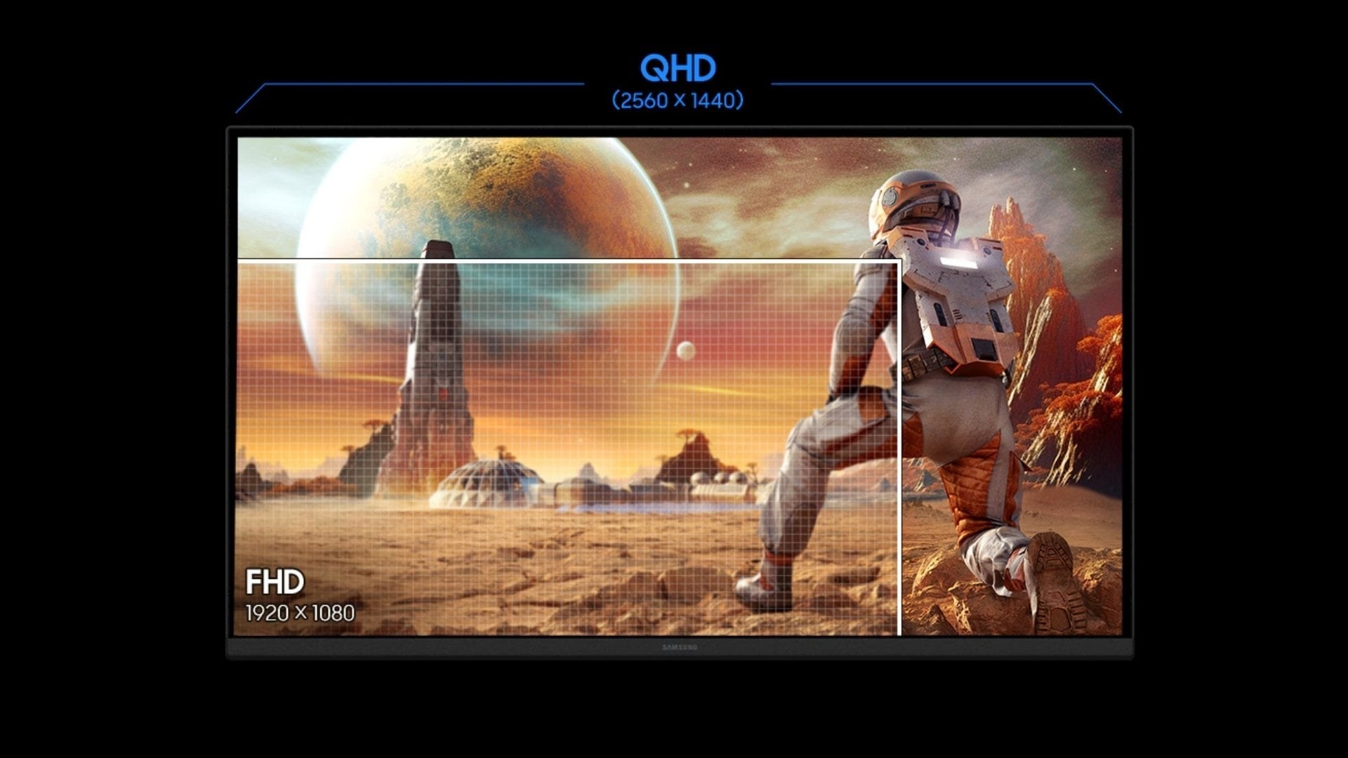 Samsung Odyssey G5 G50F 32 inch – Không gian hiển thị lớn, tốc độ cao cho game thủ hiện đại
