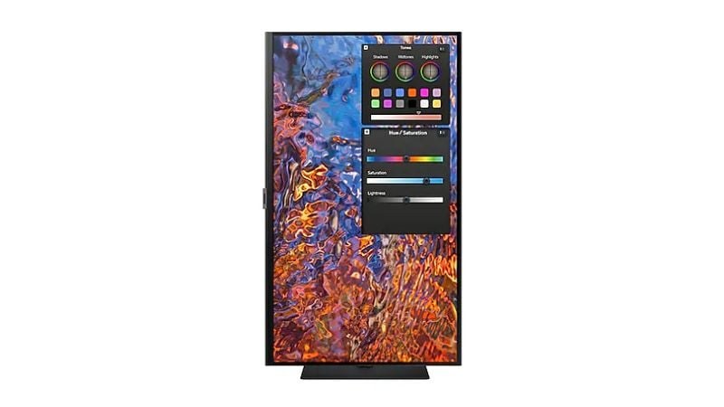 Màn hình Samsung ViewFinity S8 sở hữu thiết kế tối giản và hiện đại với viền mỏng