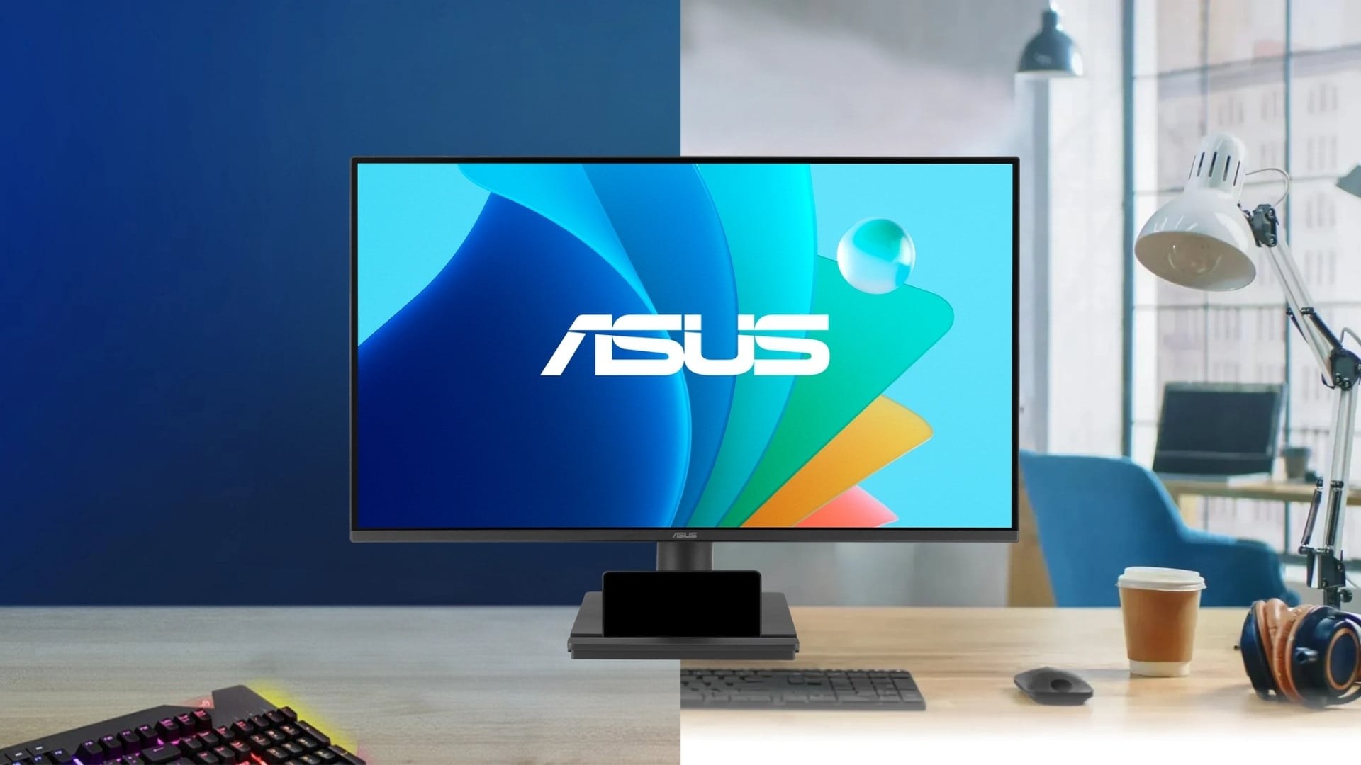 Màn hình văn phòng ASUS VA279QG 27 inch Full HD IPS 120Hz - Không gian làm việc rộng rãi