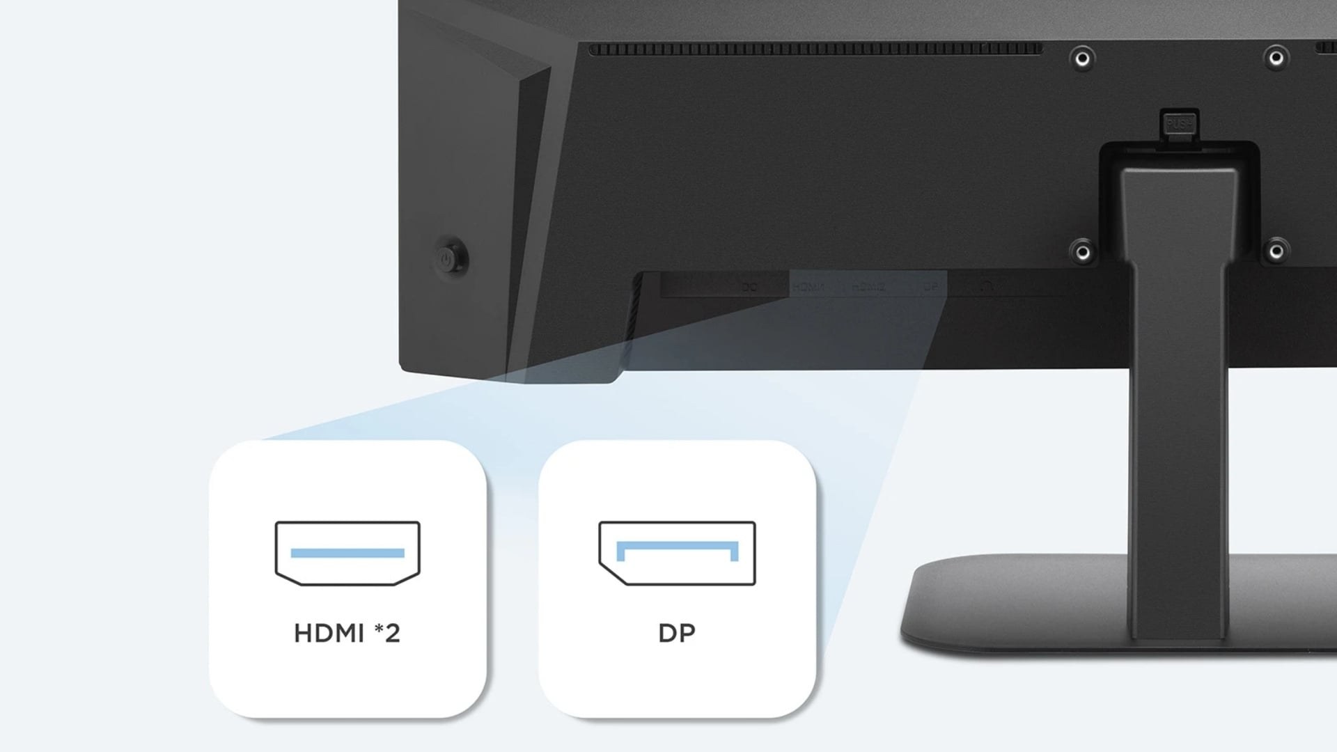Màn Hình Văn Phòng ViewSonic VA2708-2K-MHD - Kết Nối HDMI & DisplayPort