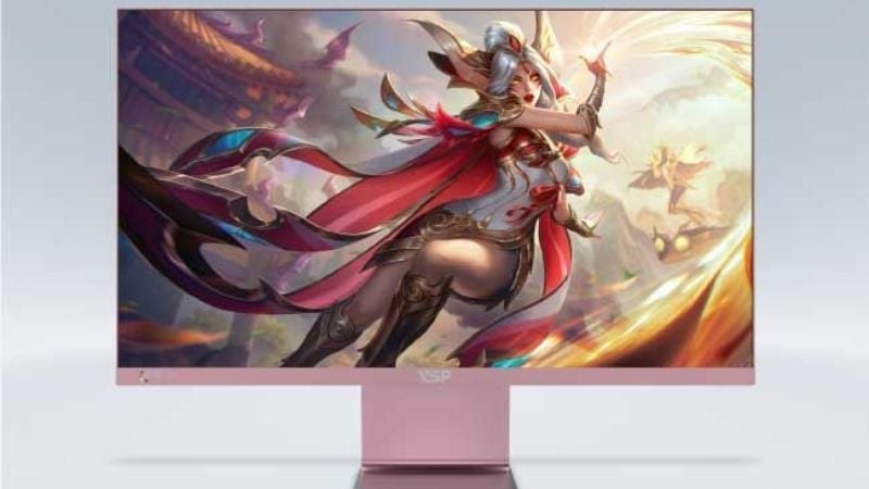 VSP VU279Q1 - Pink sở hữu thiết kế tối giản với viền màn hình siêu mỏng