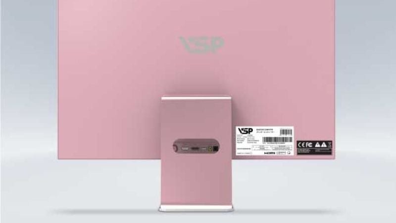 VSP VU279Q1 - Pink trang bị đầy đủ các cổng kết nối phổ biến như HDMI 2.1, DP 1.4, Type-C