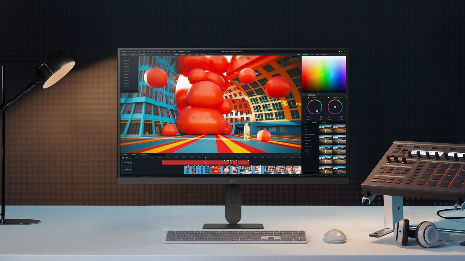 Màn hình LG UltraFine 27U711B-B - Viền mỏng