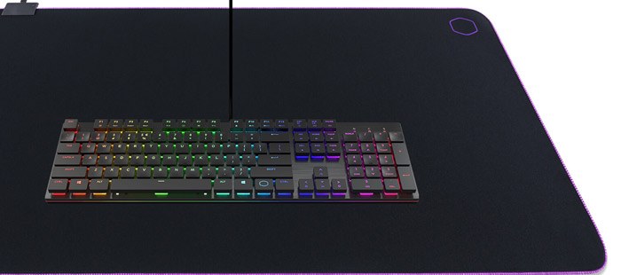 Bàn Phím Cơ Cooler Master SK622 Space Gray Low Profile Red Switch RGB TKL Wireless (Đen)