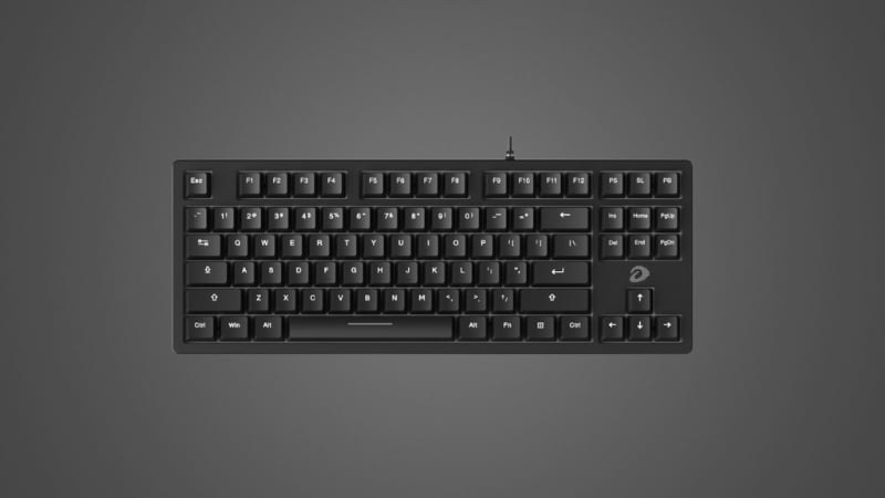Bàn phím cơ Dare-U EK87 V2 | Gray Black, Dream Switch được thiết kế nhỏ gọn