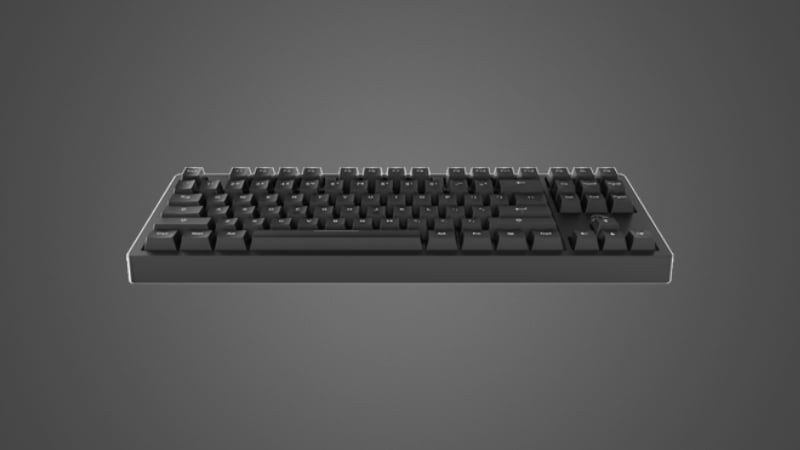 Bàn phím cơ Dare-U EK87 V2 | Gray Black, Dream Switch sử dụng kết nối có dây