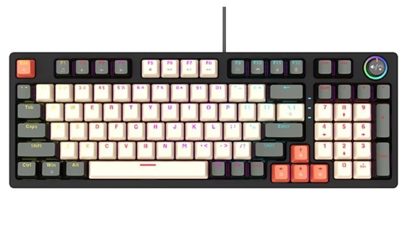 Bàn phím cơ E-Dra EK398 - Alpha sử dụng switch Red