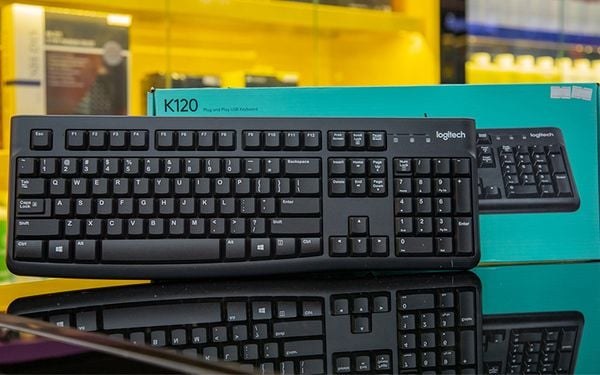 Bàn phím Logitech K120 phù hợp cho nhân viên văn phòng