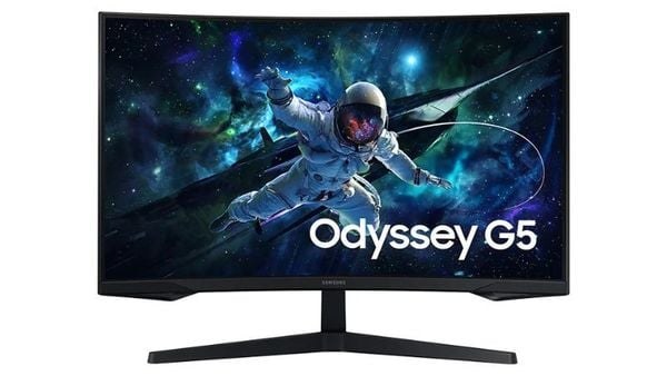Màn hình Samsung Odyssey G55C được trang bị độ phân giải sắc nét.
