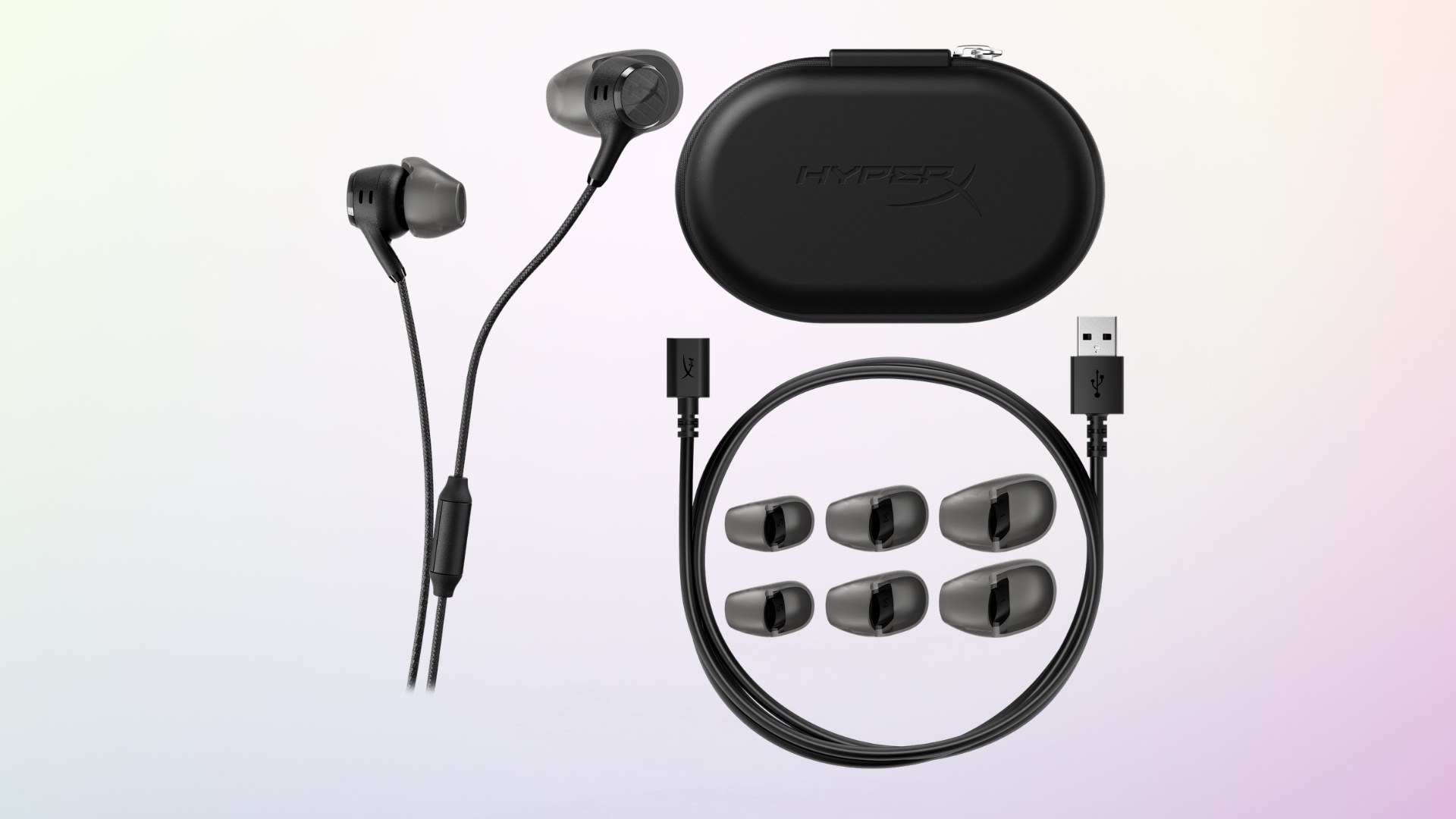 Tai nghe Gaming HP HyperX Cloud Earbuds III S - Âm thanh vòm sống động, kết nối có dây ổn định cho mọi trận đấu