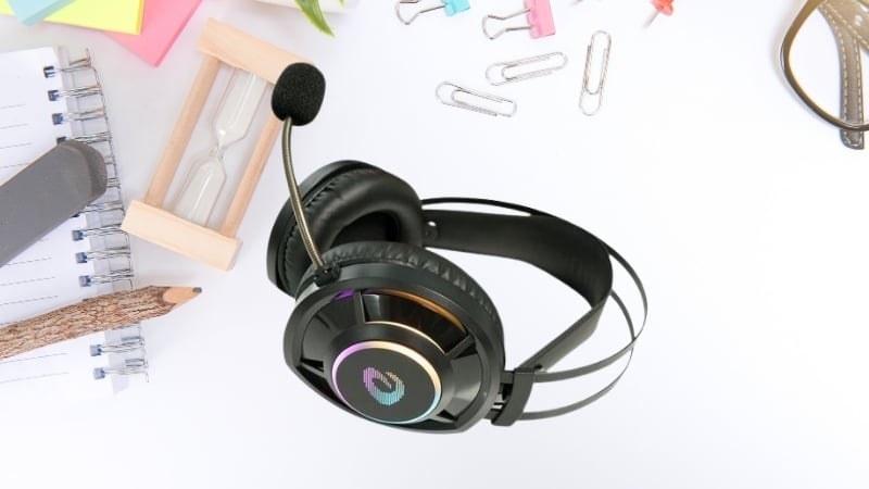 Tai nghe Dare-U EH469 7.1 RGB - Black trang bị driver 50mm, cho chất lượng âm thanh ấn tượng