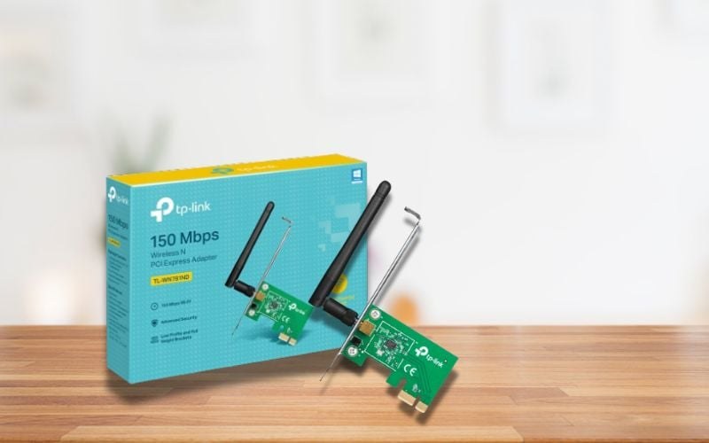 Card Mạng Không Dây TP-Link TL-WN781ND hỗ trợ chuẩn N tốc độ cao, Anten rời, có thể điều chỉnh hướng anten