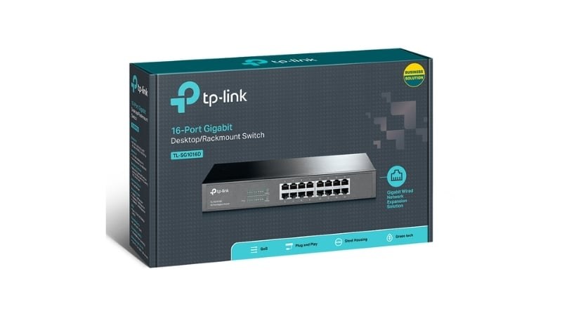 Switch 16 Port 1G TP-Link TL-SG1016D được trang bị công nghệ tiết kiệm năng lượng tiên tiến, giúp giảm thiểu lượng điện năng tiêu thụ