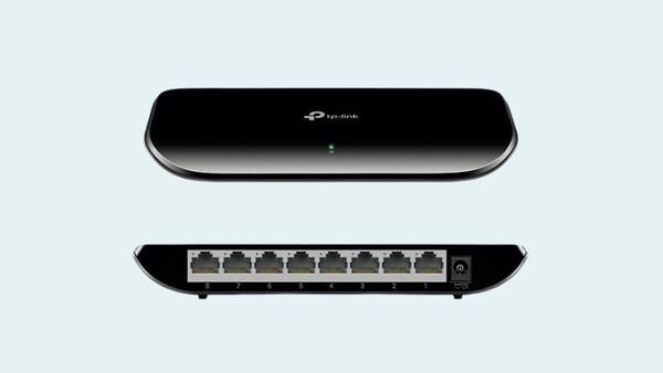Truyền dữ liệu nhanh chóng, mượt mà với 8 cổng RJ45 10/100/1000Mbps