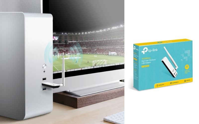 USB Thu wifi TP-Link TL-WN722N 150Mbps Kết Nối Wi-Fi Ổn Định, Đảm Bảo Trải Nghiệm Lướt Web Tuyệt Vời
