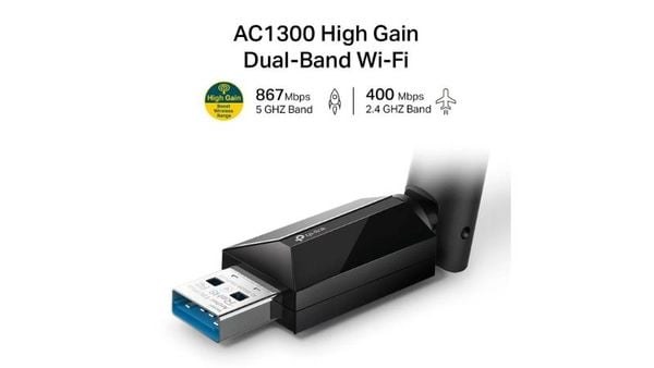 TP-Link Archer T3U Plus – Kết nối đa dạng với băng tần kép AC1300, tương thích linh hoạt trên nhiều thiết bị