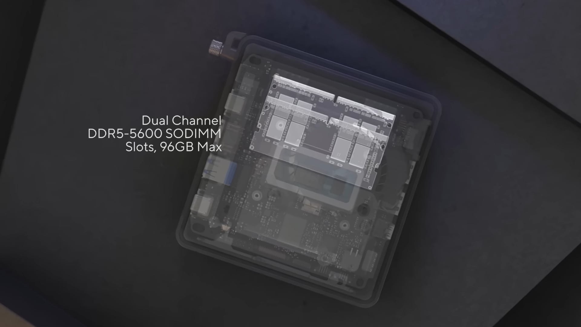 Máy bộ NUC ASUS 14 PRO Tall Revel Canyon | U5-125H - Bộ nhớ RAM DDR5 tốc độ cao, mở rộng tối đa 96GB