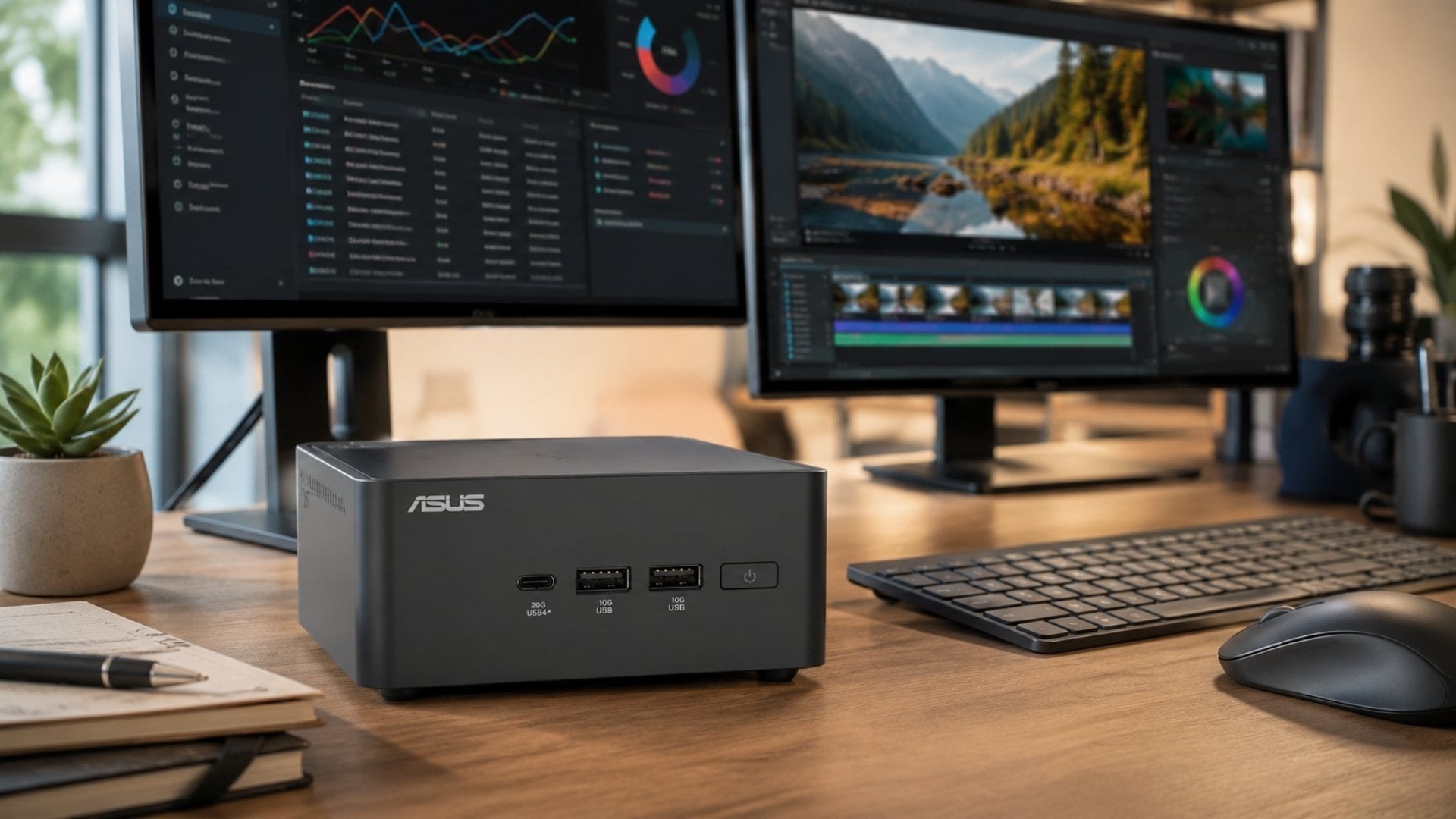 Mini PC ASUS NUC 15 Pro Cyber Canyon Tall - Hiệu năng mạnh trong thiết kế chỉ 117 mm