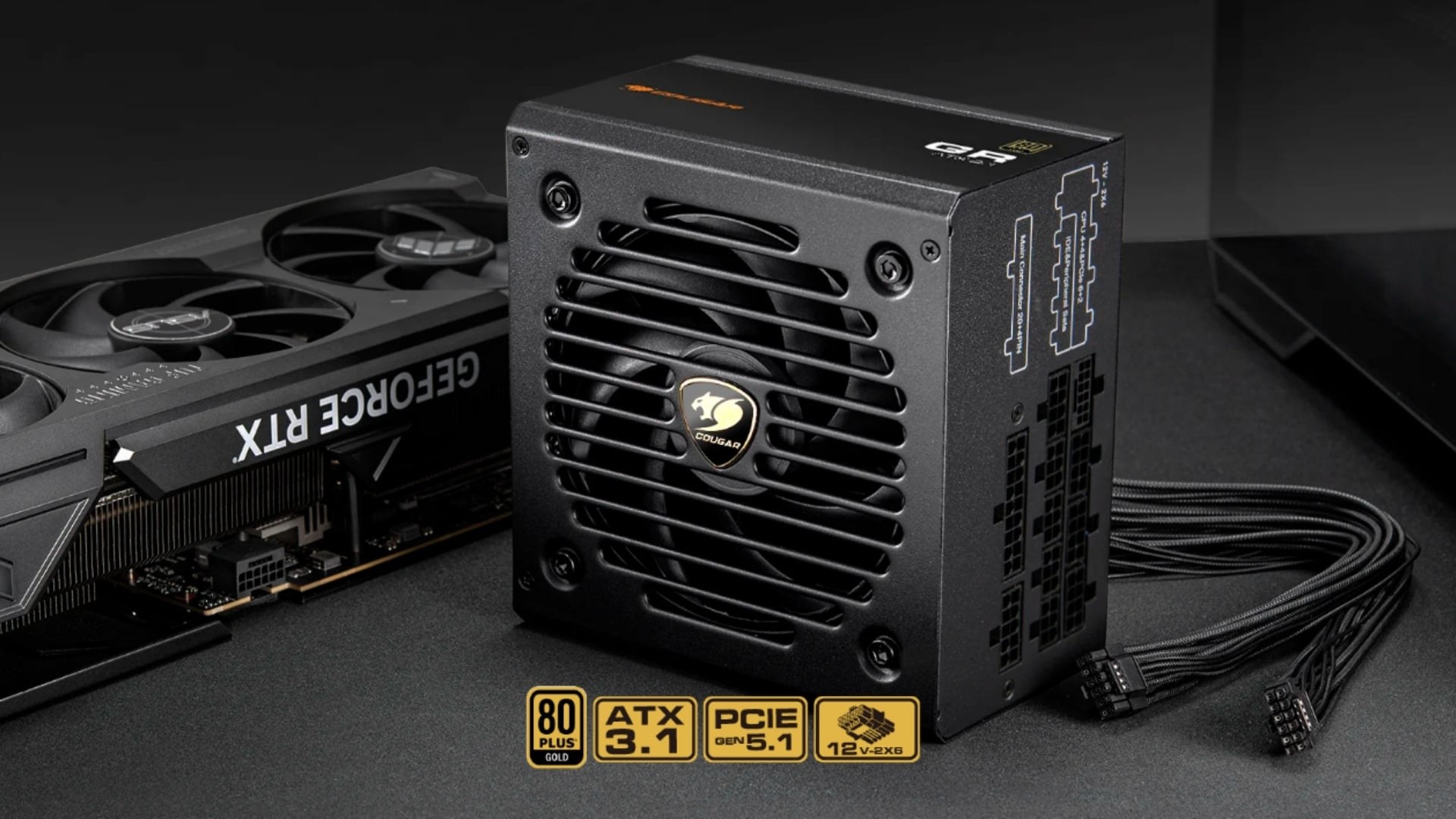 Nguồn Cougar GR850 850W (PCIe 5.1, ATX 3.1) – Hiệu Suất Ổn Định, Đẳng Cấp Cho Hệ Thống Hiện Đại