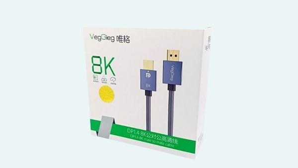 Jack cắm DisplayPort mạ vàng 24K cao cấp, chống oxy hóa