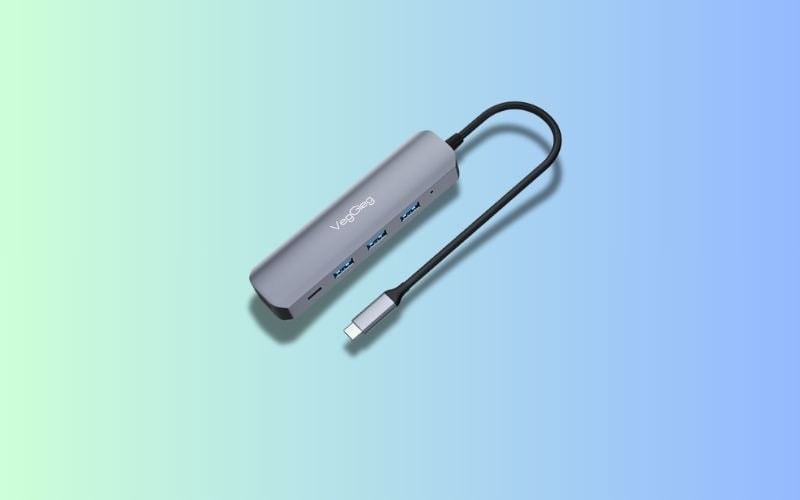 VEGGIEG V-TC05H sở hữu thiết kế tối giản với chiều dài cáp chỉ 10cm