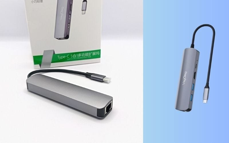 VEGGIEG V-TC05R được thiết kế với chiều dài cáp chỉ 10cm