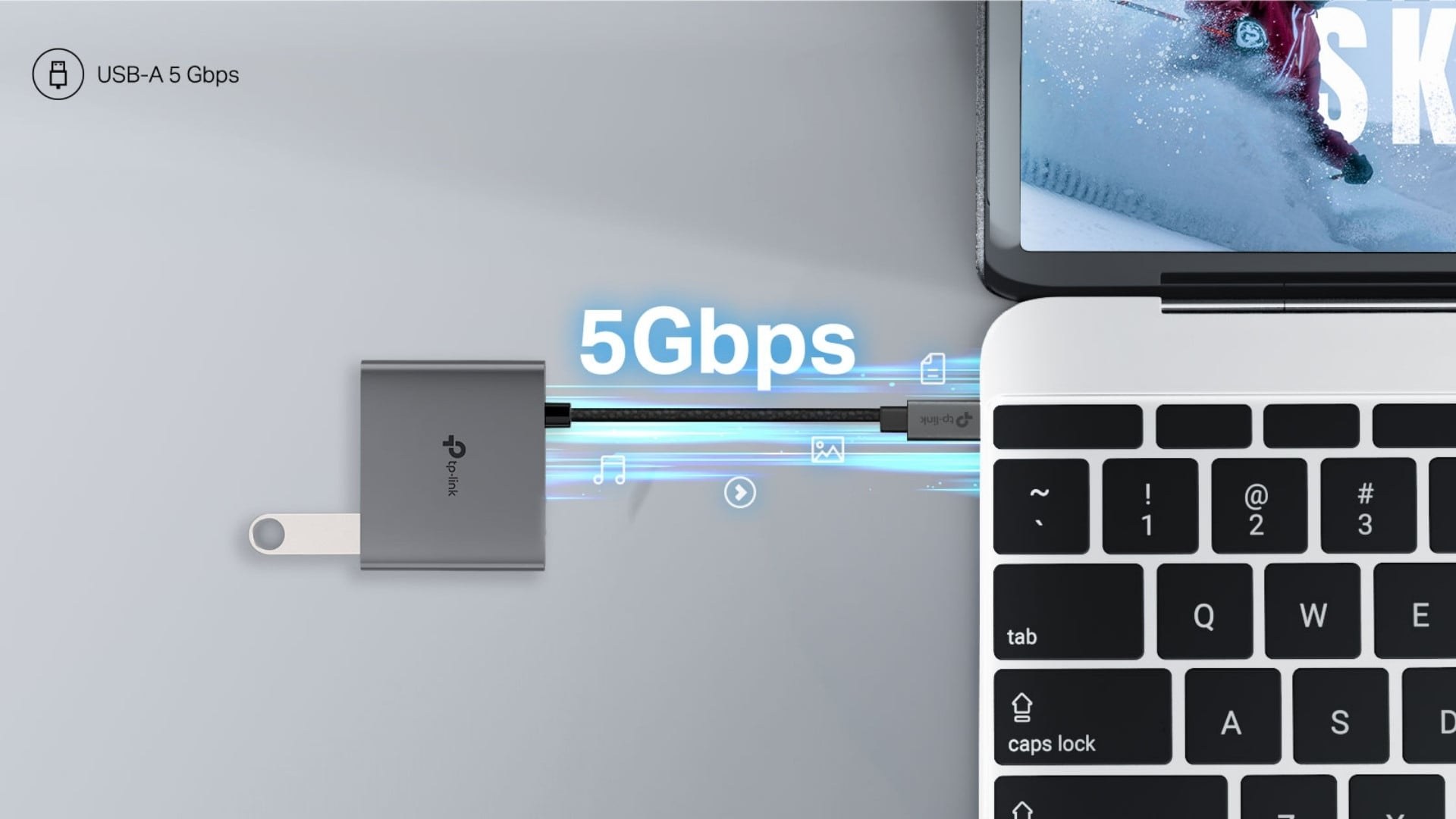 Hub USB Type-C TP-Link UH3020C - Cổng USB 3.0 tốc độ 5Gbp