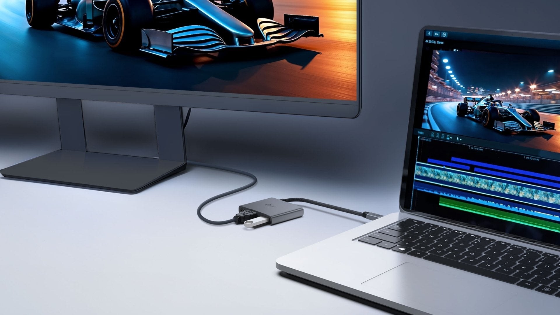 Hub USB Type-C TP-Link UH3020C - Thiết kế vỏ hợp kim nhôm