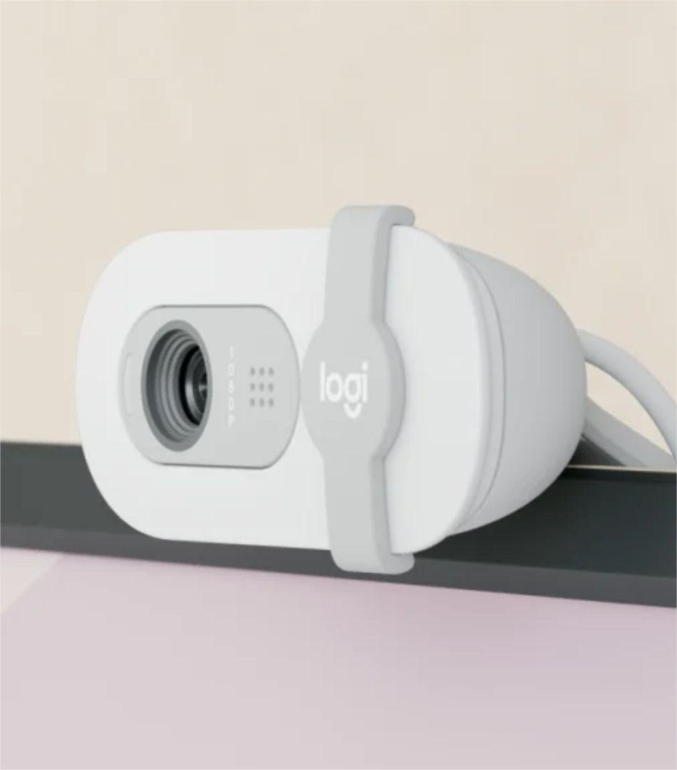 Webcam Logitech Brio 100 White – Nâng tầm trải nghiệm học và làm việc online