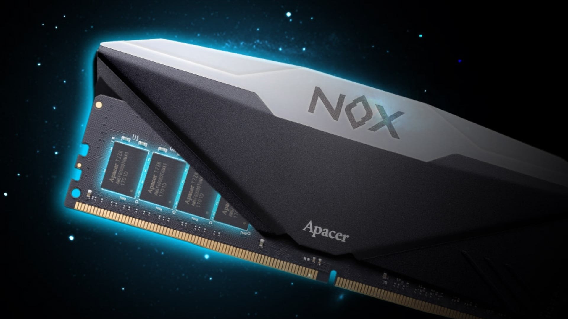 Ram Apacer NOX RGB Black 16GB | 1 x 16GB, DDR4, 3200MHz – AH4U16G32C28YNBAA-1