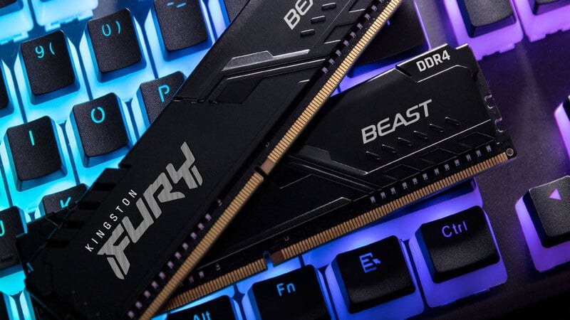 RAM Kingston 16GB 3200Mhz Fury Beast (1x 16GB) dung lượng đáp ứng nhu cầu sử dụng đa dạng
