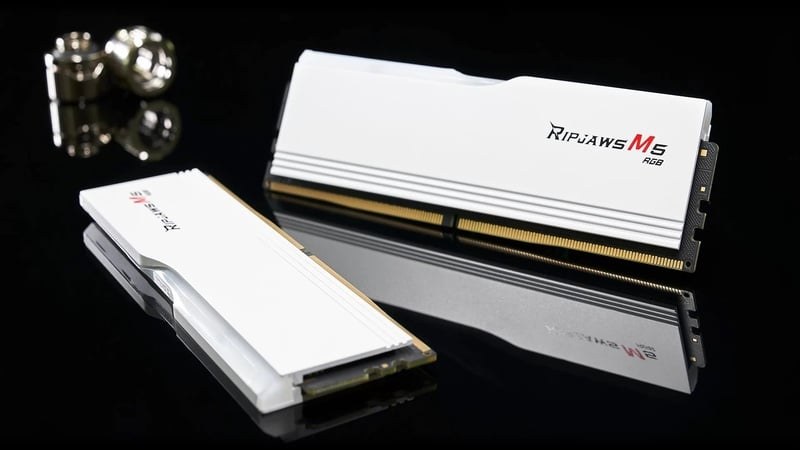 Ram G.Skill Ripjaws M5 RGB White 32GB hiệu năng ấn tượng, xử lý đa nhiệm mượt mà