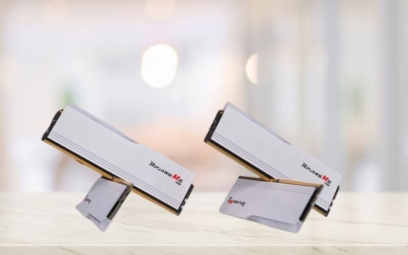 Ram G.Skill Ripjaws M5 RGB White 32GB Hệ thống đèn LED RGB độc đáo