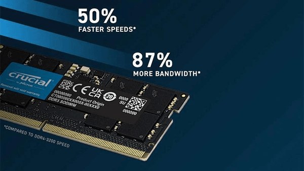 <h3><strong>Đặc điểm nổi bật:&nbsp;</strong></h3><p><ul><li><p><strong>Hiệu năng vượt trội</strong>: Ram Laptop Crucial 16GB DDR5 5600MHz (CT16G56C46S5) sở hữu tốc độ bus 5600MHz, mang đến hiệu suất xử lý dữ liệu nhanh chóng, mượt mà cho mọi tác vụ.</p></li><li><p><strong>Dung lượng lớn</strong>: 16GB RAM DDR5 đáp ứng nhu cầu đa nhiệm, chạy nhiều ứng dụng cùng lúc, chơi game mượt mà, tăng cường hiệu suất làm việc.</p></li><li><p><strong>Tương thích rộng rãi</strong>: RAM DDR5 SODIMM phù hợp với hầu hết các dòng laptop hiện đại, dễ dàng nâng cấp và tối ưu hiệu năng.</p></li><li><p><strong>Chất lượng cao</strong>: RAM Crucial được sản xuất bởi Micron - một trong những nhà sản xuất chip nhớ hàng đầu thế giới, đảm bảo độ tin cậy và bền bỉ.</p></li></ul><h2><strong>Ram Laptop Crucial 16GB DDR5 5600MHz (CT16G56C46S5) - Nâng cấp hiệu năng vượt trội cho laptop của bạn!</strong></h2><p><strong>Ram Laptop Crucial 16GB DDR5 5600MHz (CT16G56C46S5)</strong> là lựa chọn lý tưởng để nâng cấp hiệu năng cho<a  data-cke-saved-href="https://Bezon.com/search?q=filter=(title:product**%20laptop)||(sku:product**%20laptop)&sortby=sold_quantity:product=desc" href="https://Bezon.com/search?q=filter=(title:product**%20laptop)||(sku:product**%20laptop)&sortby=sold_quantity:product=desc"> laptop</a> của bạn, mang đến trải nghiệm mượt mà, nhanh chóng cho mọi tác vụ, từ làm việc đến giải trí.</p><h3><strong>Thiết kế</strong></h3><p><strong>Ram Laptop Crucial 16GB DDR5 5600MHz (CT16G56C46S5) </strong>sở hữu thiết kế nhỏ gọn, tối ưu hóa cho các dòng laptop hiện đại. Với kích thước SODIMM tiêu chuẩn, nó dễ dàng lắp đặt vào khe <a  data-cke-saved-href="https://Bezon.com/search?q=filter=(title:product**%20ram)||(sku:product**%20ram)&sortby=sold_quantity:product=desc" href="https://Bezon.com/search?q=filter=(title:product**%20ram)||(sku:product**%20ram)&sortby=sold_quantity:product=desc">RAM</a> của laptop, đảm bảo sự tương thích rộng rãi. Chất liệu PCB cao cấp cùng với màu sắc đen lịch lãm tạo nên vẻ ngoài chuyên nghiệp và tinh tế cho sản phẩm.</p><p style="text-align: center"><img  data-cke-saved-src="//file.hstatic.net/200000420363/file/ram_laptop_crucial_16gb_ddr5_5600mhz__2__grande.png" src="//file.hstatic.net/200000420363/file/ram_laptop_crucial_16gb_ddr5_5600mhz__2__grande.png" /></p><h3><strong>Khả năng kết nối, các cổng kết nối</strong></h3><p><strong>Ram Laptop Crucial 16GB DDR5 5600MHz (CT16G56C46S5) </strong>được thiết kế để kết nối trực tiếp với bo mạch chủ của laptop, không có cổng kết nối riêng biệt. Nó được thiết kế để hoạt động với các khe RAM DDR5 SODIMM trên laptop, đảm bảo tính tương thích cao và dễ dàng nâng cấp.</p><p style="text-align: center"><img  data-cke-saved-src="//file.hstatic.net/200000420363/file/ram_laptop_crucial_16gb_ddr5_5600mhz_grande.png" src="//file.hstatic.net/200000420363/file/ram_laptop_crucial_16gb_ddr5_5600mhz_grande.png" /></p><p><strong>Ram Laptop Crucial 16GB DDR5 5600MHz (CT16G56C46S5) </strong>là sự lựa chọn hoàn hảo cho người dùng muốn nâng cấp hiệu năng cho laptop của mình. Với tốc độ bus cao, dung lượng lớn và chất lượng cao, sản phẩm mang đến hiệu suất xử lý dữ liệu nhanh chóng, mượt mà cho mọi tác vụ. Bên cạnh đó, tính tương thích rộng rãi và độ bền bỉ của sản phẩm cũng là những điểm cộng đáng chú ý. Hãy nâng cấp laptop của bạn với Ram Laptop Crucial 16GB DDR5 5600MHz (CT16G56C46S5) để tận hưởng trải nghiệm mượt mà và hiệu quả hơn! Đến với Bezon để trải nghiệm ngay bạn nhé!</p></p>