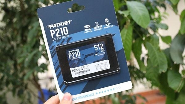 Ổ Cứng SSD 512GB Patriot P210 SATA III có độ bền cao