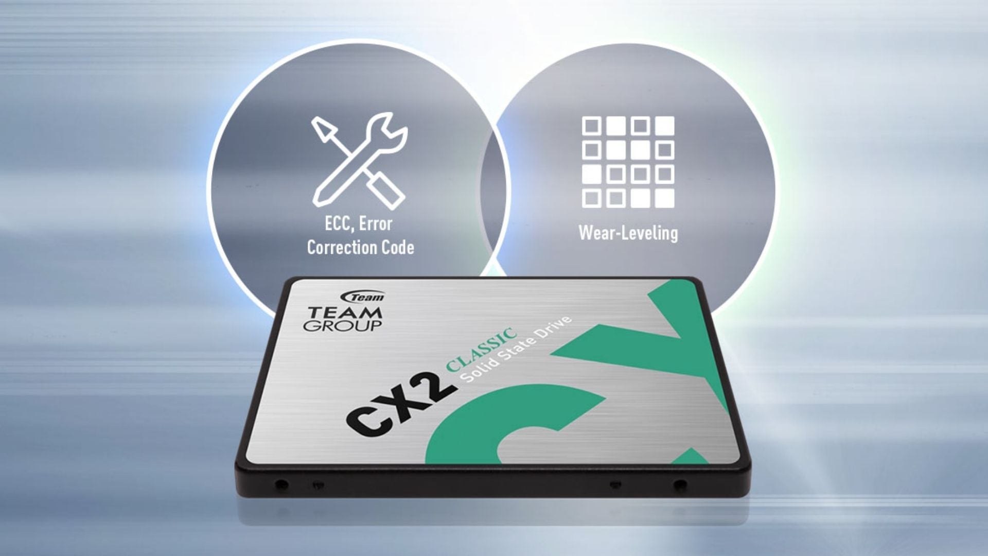 Ổ Cứng SSD Teamgroup CX2 256GB - Bảo vệ dữ liệu an toàn tuyệt đối