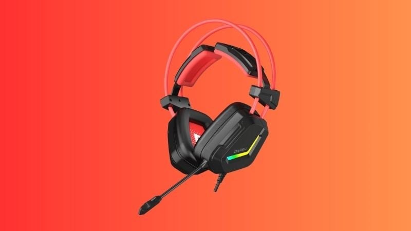 Tai nghe DareU EH733 được thiết kế với phong cách gaming mạnh mẽ, đậm chất cá tính