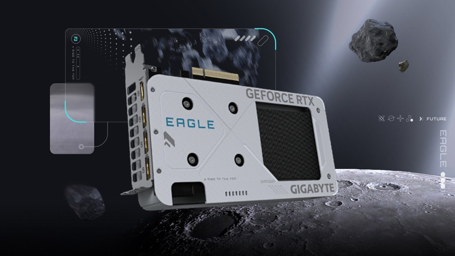 Gigabyte GeForce RTX 5060 EAGLE ICE OC 8G - Kim loại gia cố chắc chắn