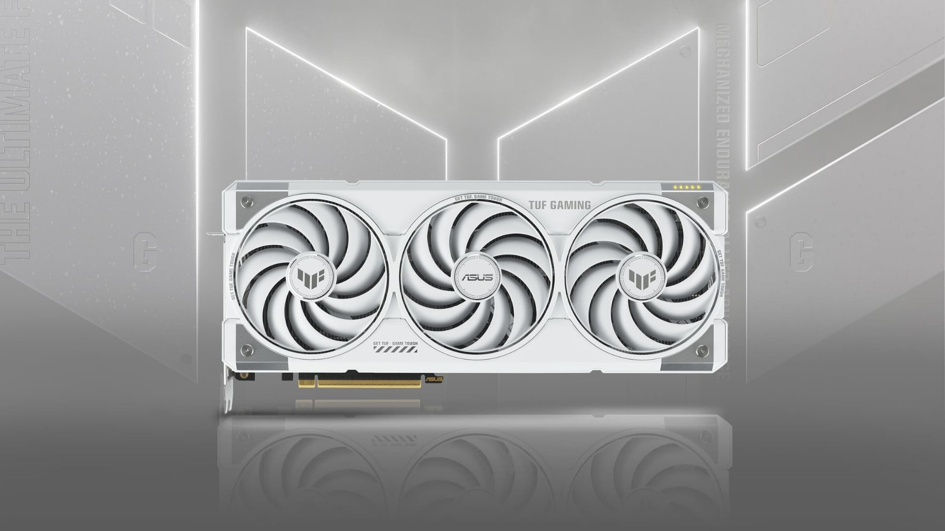 ASUS TUF Gaming GeForce RTX 5070 Ti 16GB White Edition - Thiết kế White Edition nổi bật