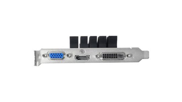 Các cổng kết nối của VGA ASUS GeForce GT 730 2GB DDR5 có thiết kế nhỏ gọn