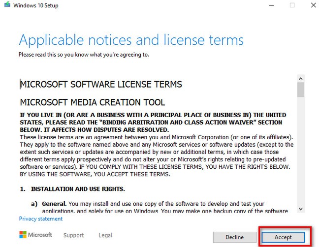 Tải phần mềm Windows 10 ISO